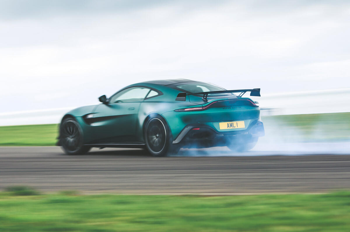 62 Britains best drivers car 2021 aston track rear 62 Britains best drivers car 2021 aston track rear