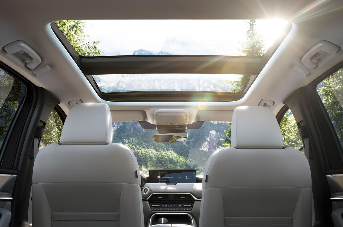 62 Mazda CX 60 2022 official reveal images sunroof 62 Mazda CX 60 2022 official reveal images sunroof