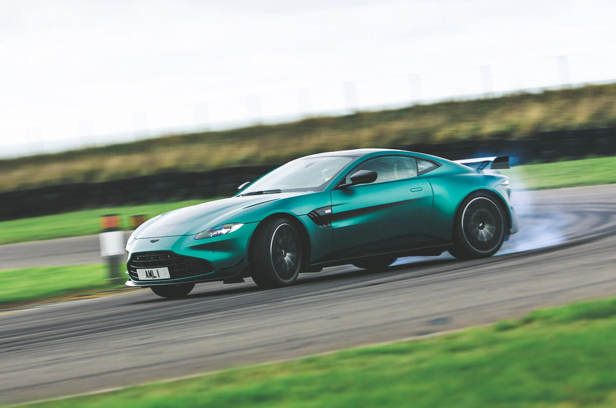 63 Britains best drivers car 2021 aston track front 63 Britains best drivers car 2021 aston track front