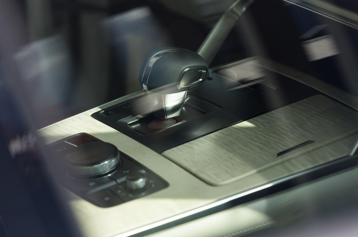 63 Mazda CX 60 2022 official reveal images gearstick 63 Mazda CX 60 2022 official reveal images gearstick