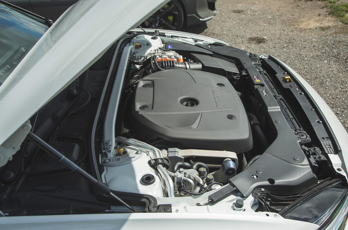 63 PHEV wagons triple test 2021 V60 engine