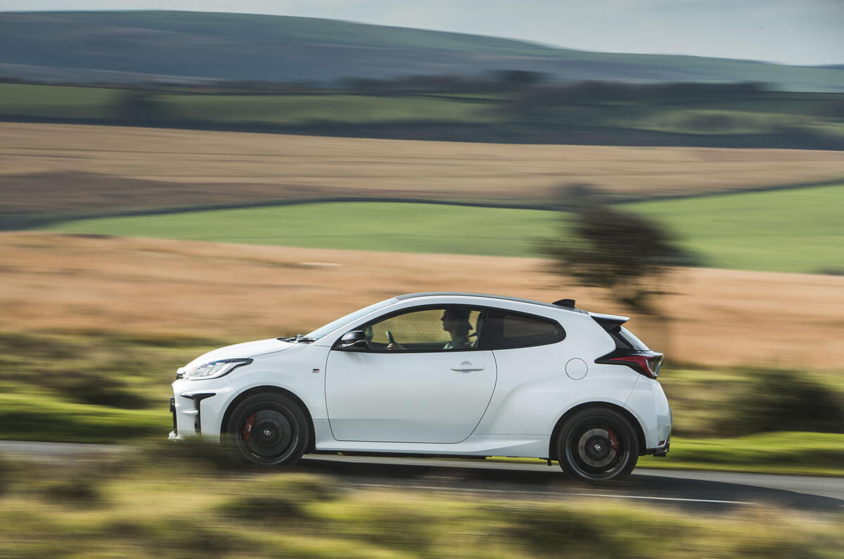 Autocar writers car of 2020 - Toyota GR Yaris side Autocar writers car of 2020 - Toyota GR Yaris side