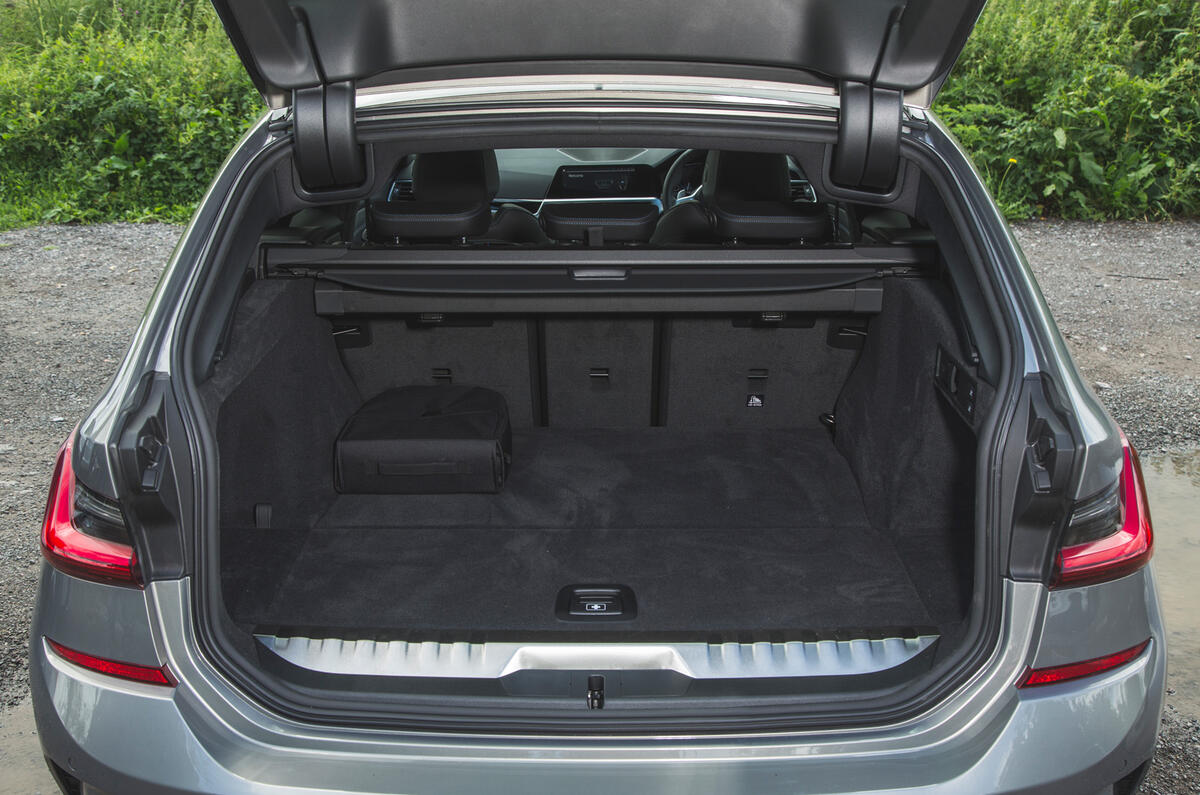 65 PHEV wagons triple test 2021 330e boot