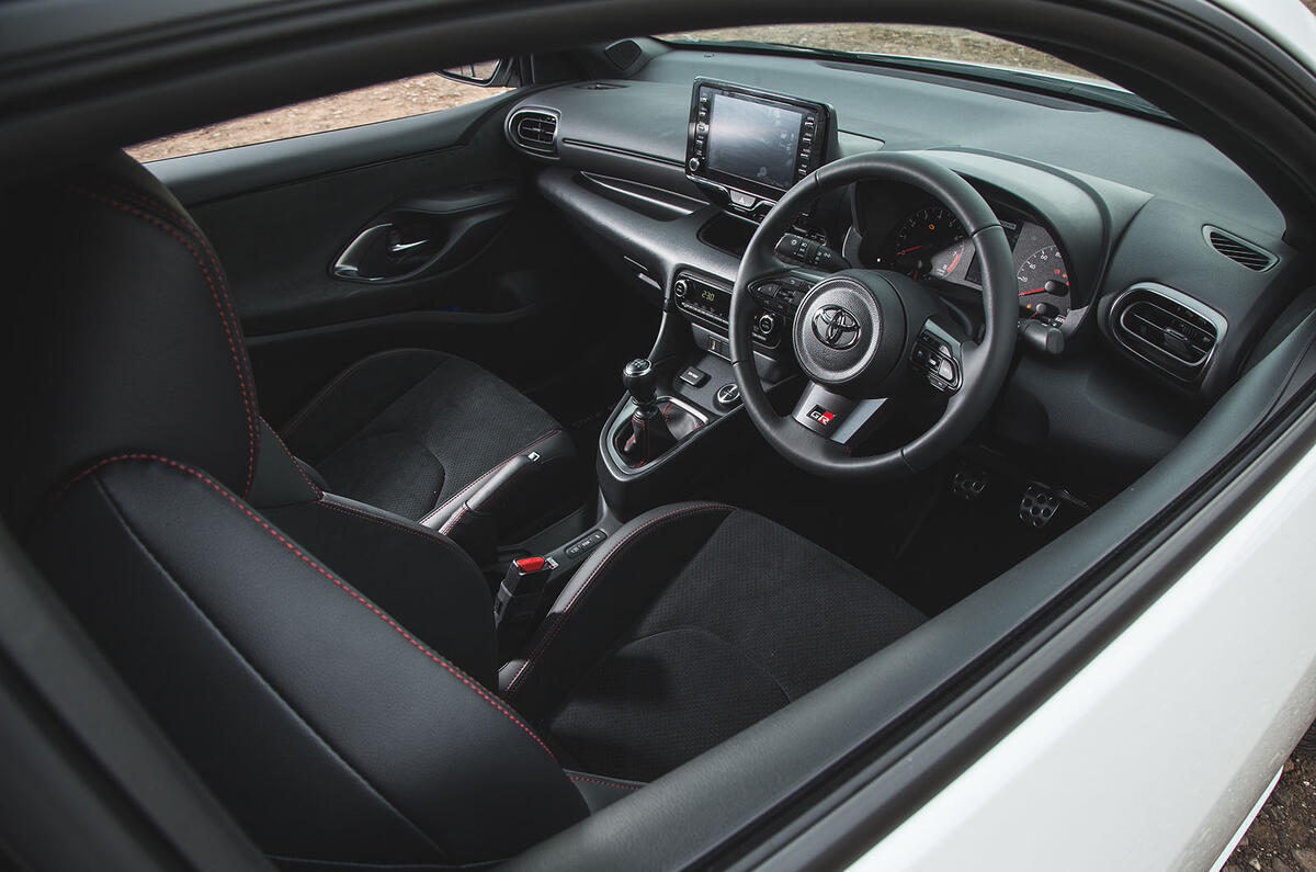 Autocar writers car of 2020 - Toyota GR Yaris interior Autocar writers car of 2020 - Toyota GR Yaris interior