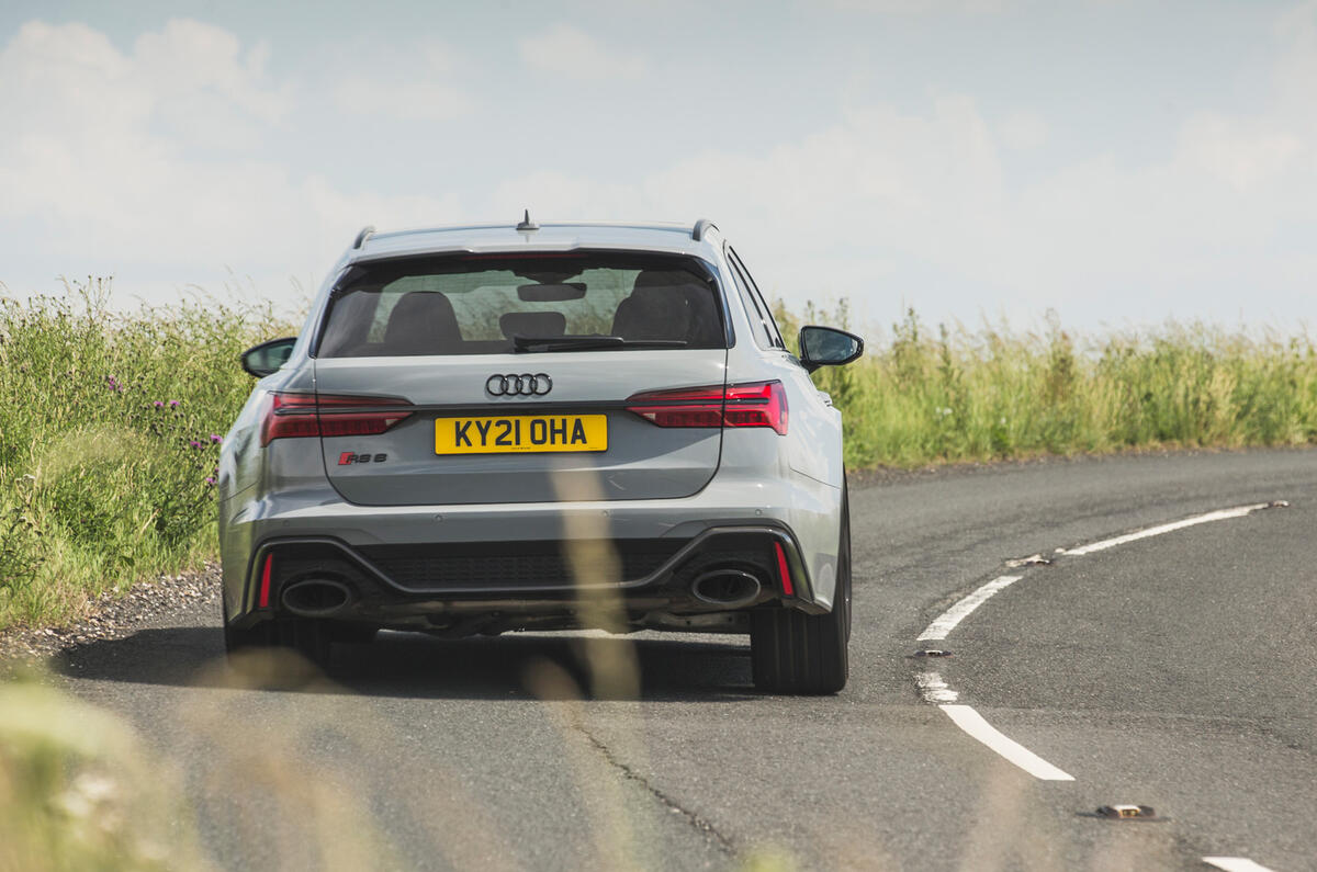 67 super estate triple test 2021 Audi cornering rear 67 super estate triple test 2021 Audi cornering rear