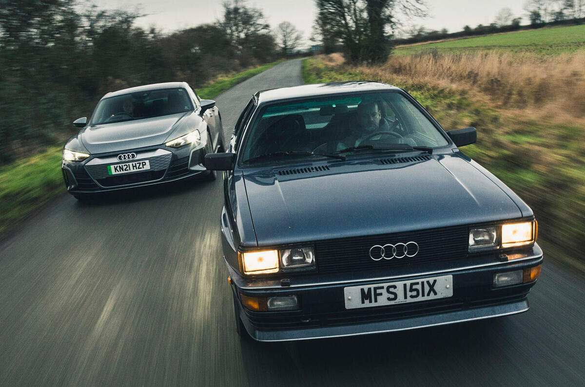 68 Audi quattro meets e tron gt finale 68 Audi quattro meets e tron gt finale