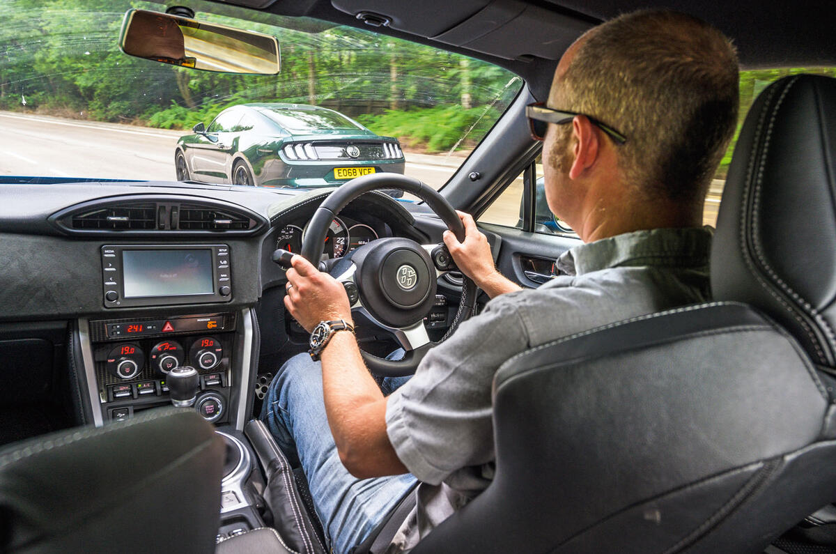 Naturally aspirated group test - Toyota James Disdale driving