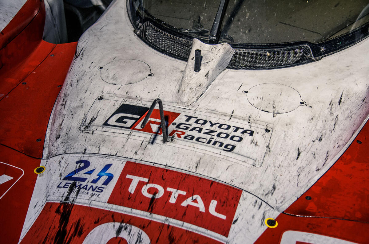 Waking the Toyota GT-One - historic Toyotas GT battle scars