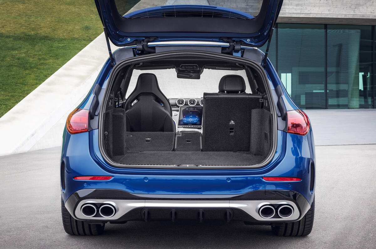 69 Mercedes AMG C43 estate 2022 official reveal boot