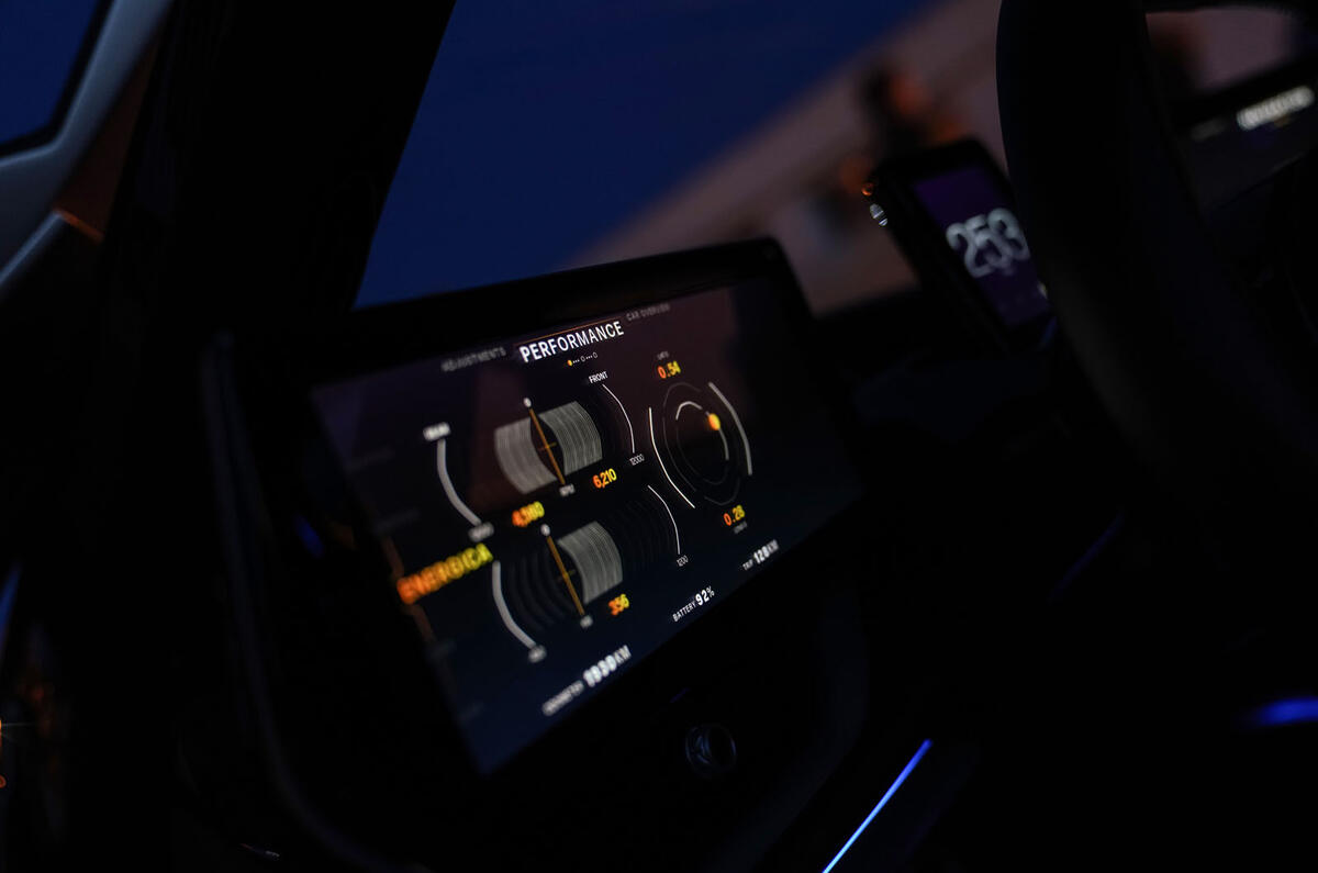 Pininfarina Battista 2019 first drive review - instruments