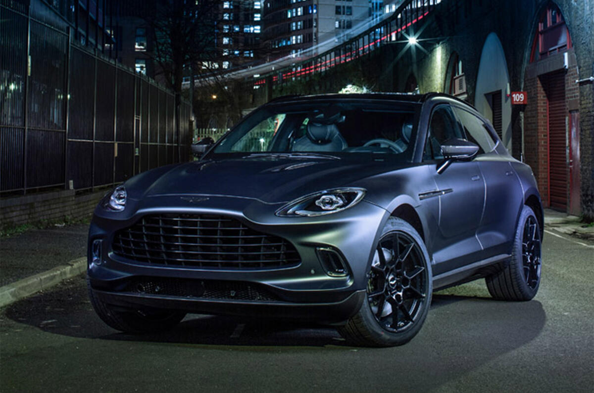 Aston Martin DBX Q by Aston Martin 2020 - stationary front