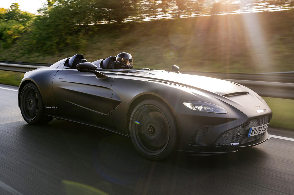 2020 Aston Martin Speedster - front 3/4 2020 Aston Martin Speedster - front 3/4