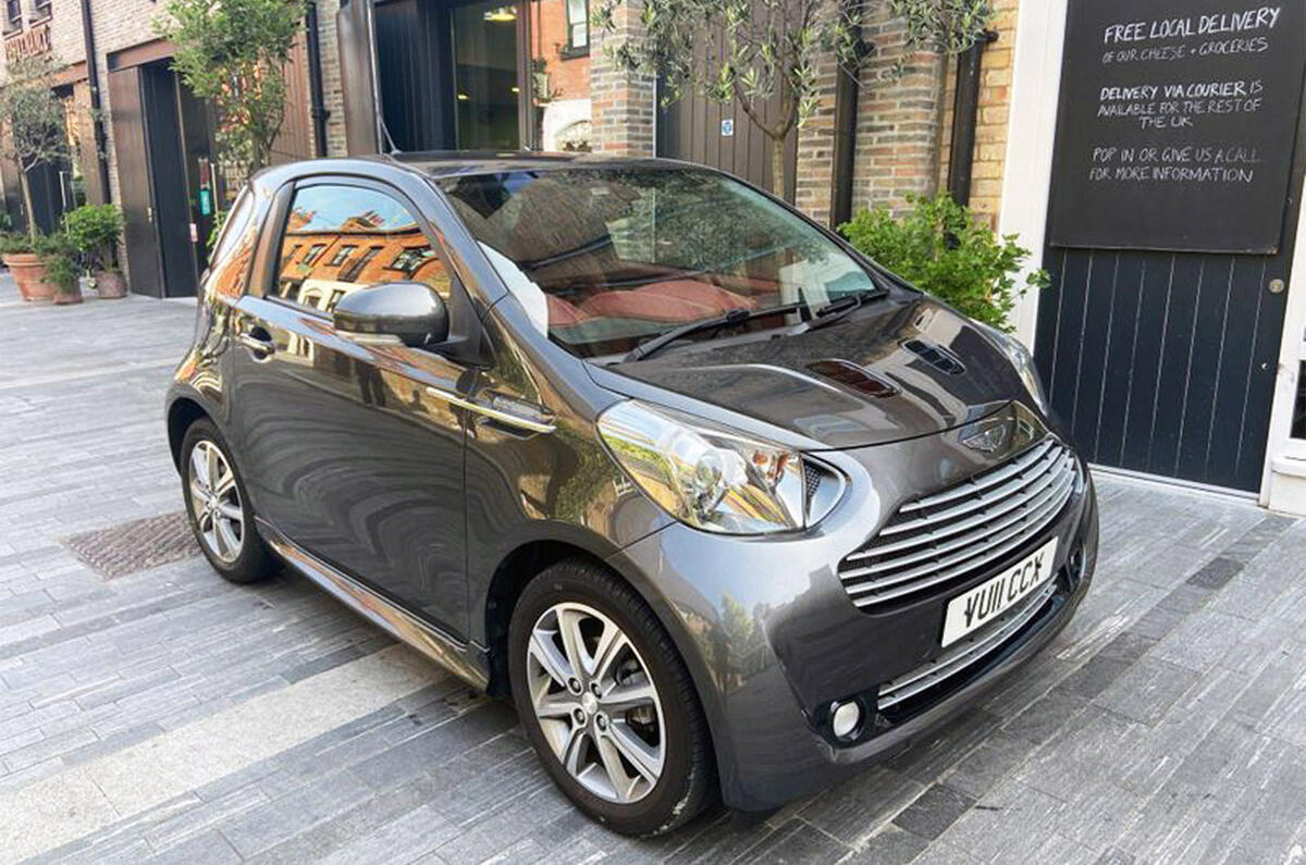 Aston Martin Cygnet - static front Aston Martin Cygnet - static front