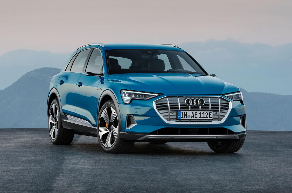 Audi E-tron 2019 official reveal static front