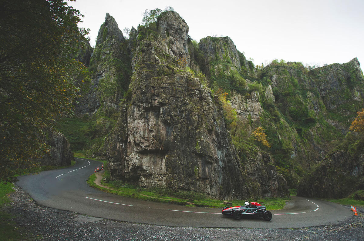 Ariel Atom 4 - Britain's Best Driver's Car 2020 - cornering