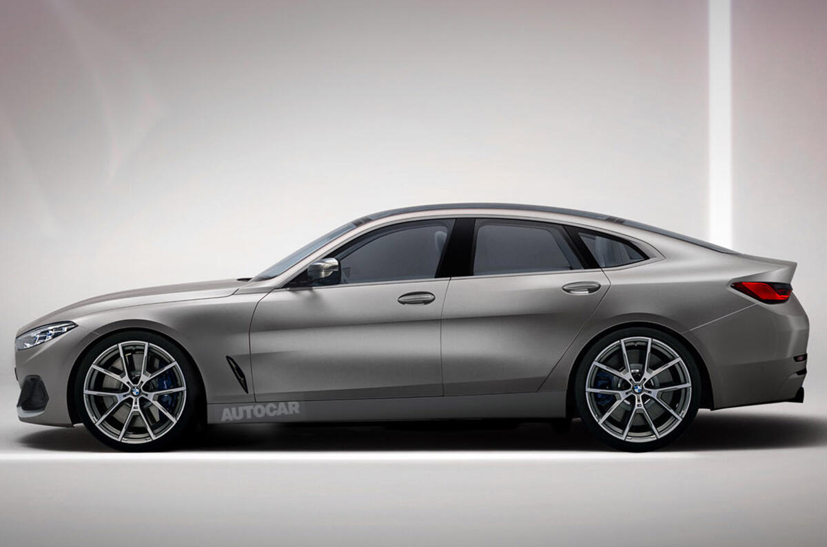 BMW 4 Series Gran Coupe render 2020 - static side BMW 4 Series Gran Coupe render 2020 - static side