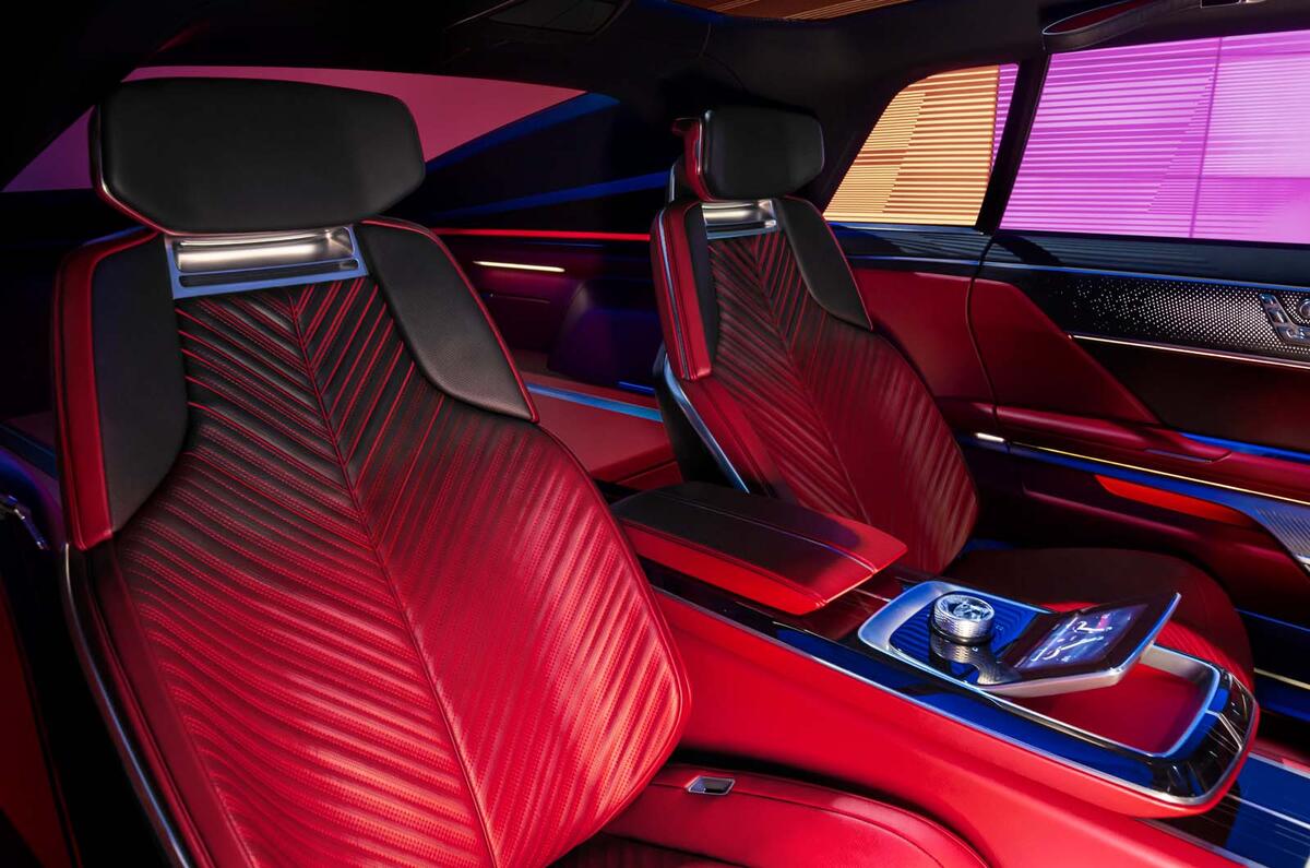 Cadillac Celestiq 2025 interior, rear seats Cadillac Celestiq 2025 interior, rear seats