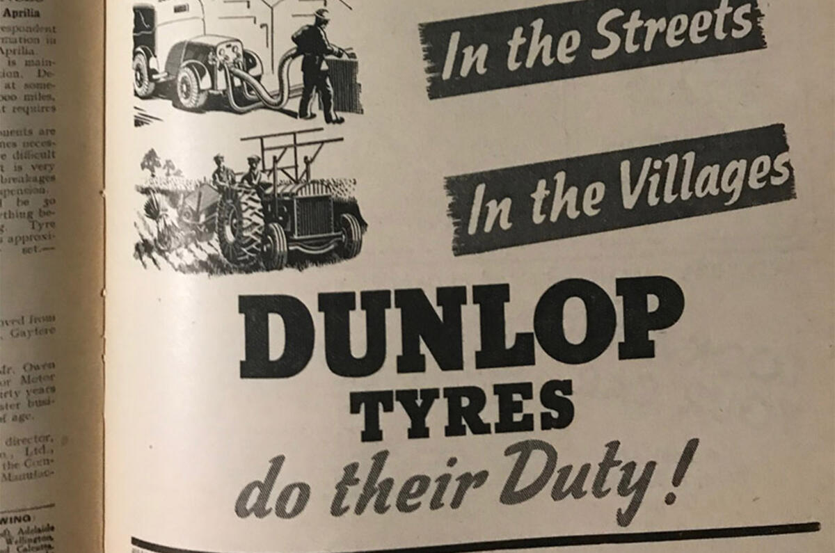 Dunlop tyres ad