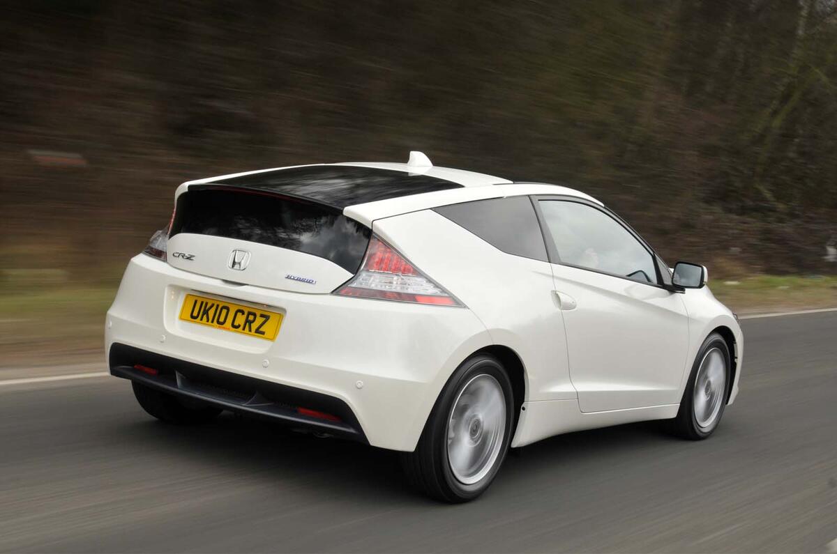 Honda CRZ 2010 rear quarter tracking Honda CRZ 2010 rear quarter tracking