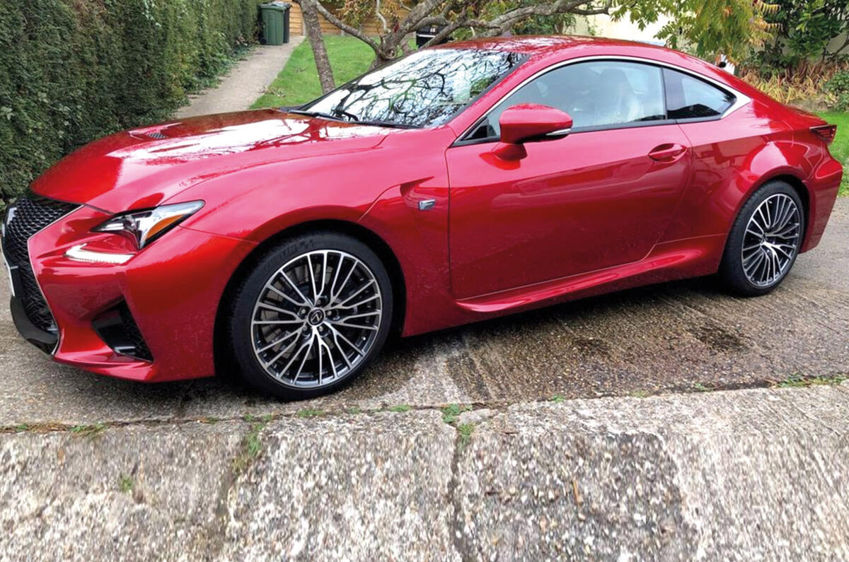 Lexus RC F - static side Lexus RC F - static side