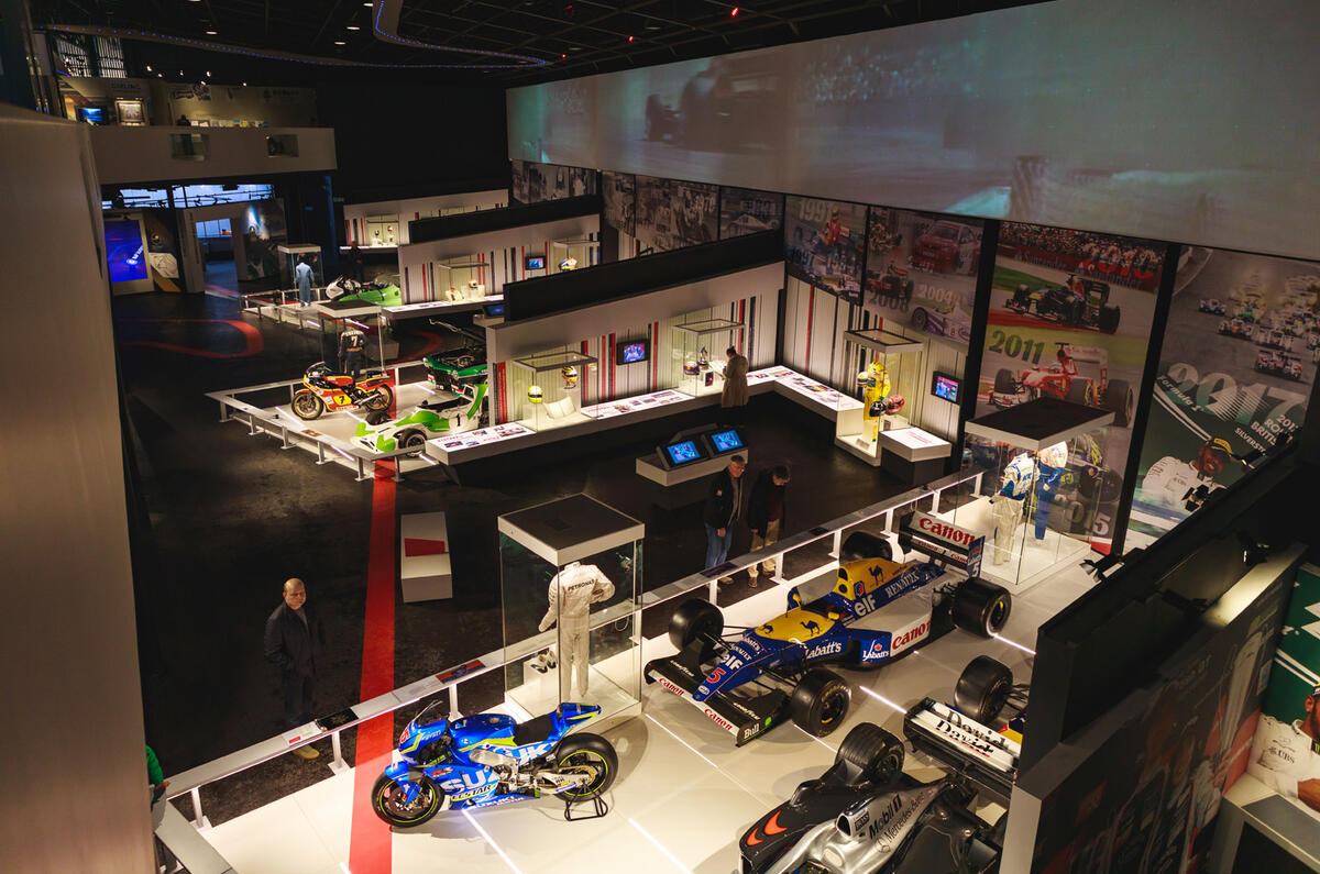 Silverstone museum bird's eye shot Silverstone museum bird's eye shot