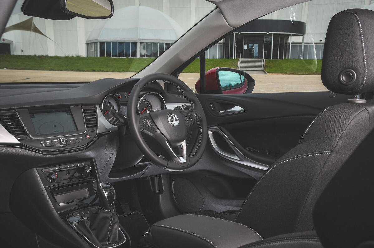 Vauxhall Astra - interior Vauxhall Astra - interior