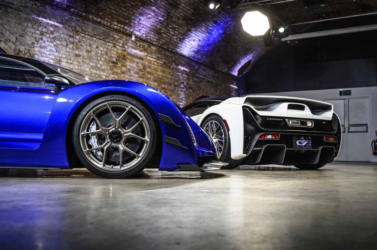 Czinger 21C unveil side and rear