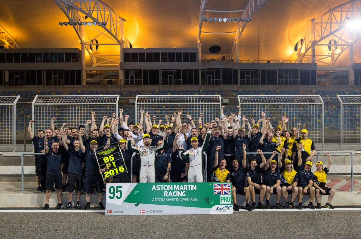 Aston Martin V8 Vantage GTE racer