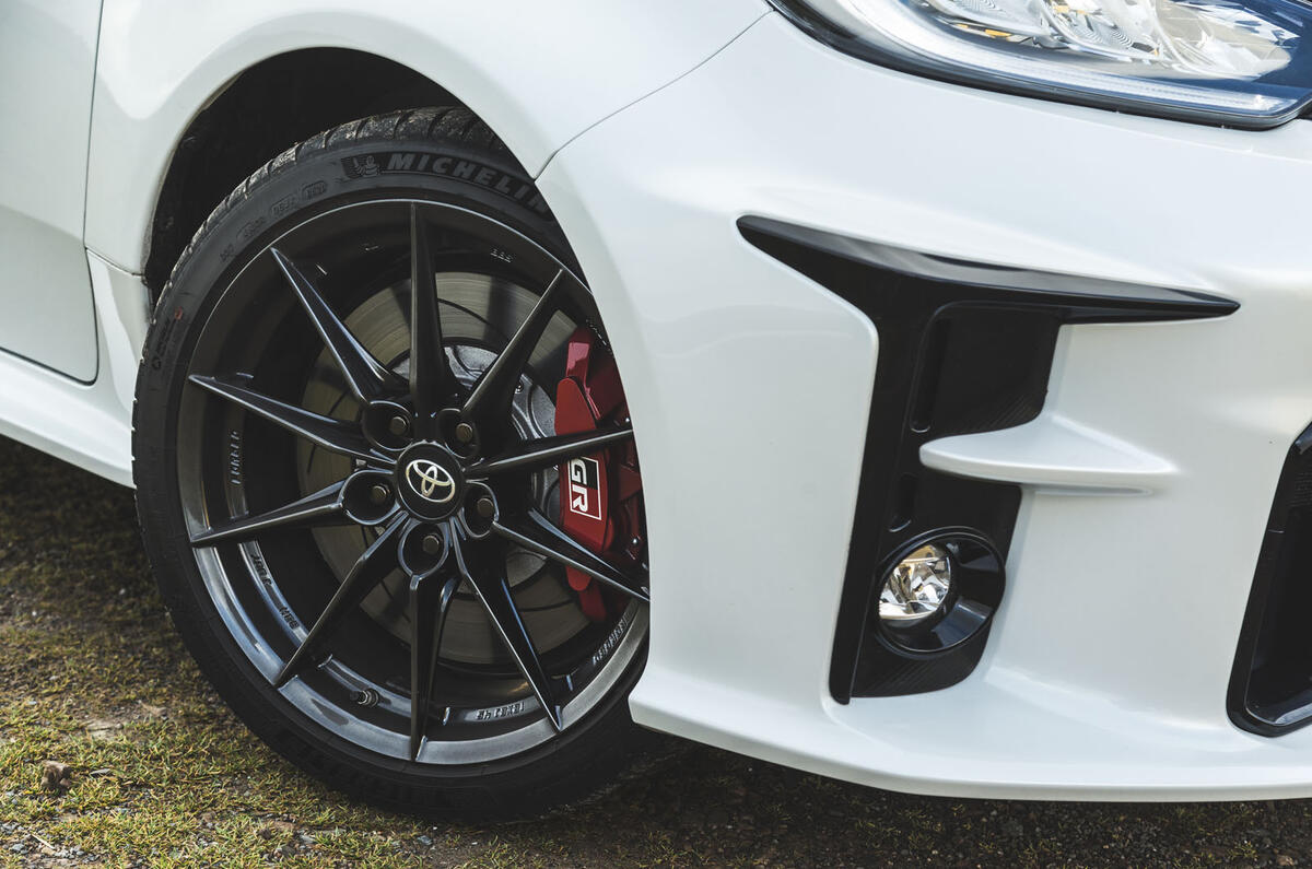 Britain's best affordable drivers car 2020 - Toyota GR Yaris - alloy wheels Britain's best affordable drivers car 2020 - Toyota GR Yaris - alloy wheels