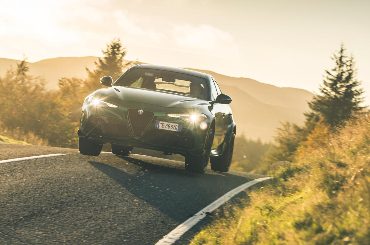 71 Britains best drivers car 2021 Alfa road front 71 Britains best drivers car 2021 Alfa road front