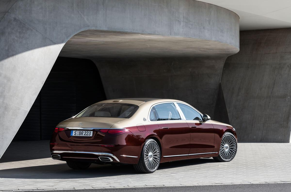 2021 Mercedes-Maybach S-Class official images - static rear