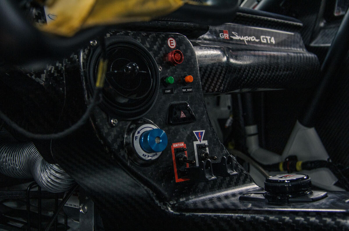 Waking the Toyota GT-One - Supra GT4 centre console