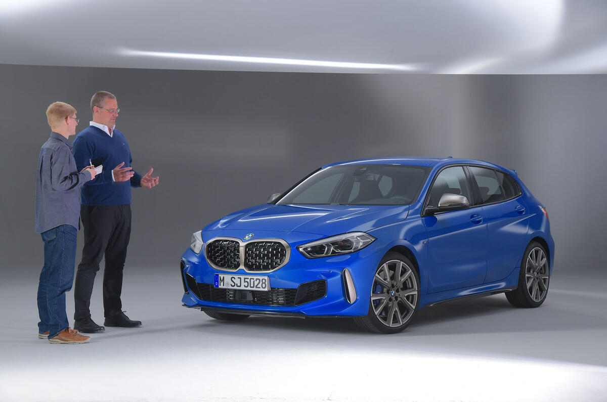 BMW 1 Series 2019 official reveal - studio interview