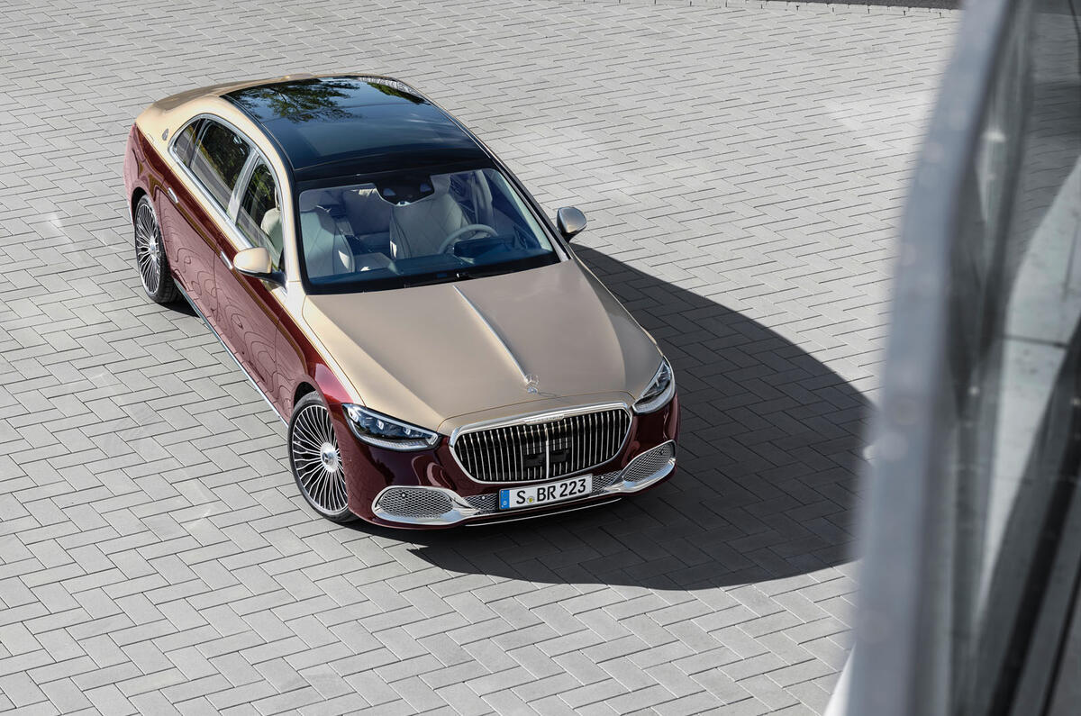2021 Mercedes-Maybach S-Class official images - static aerial