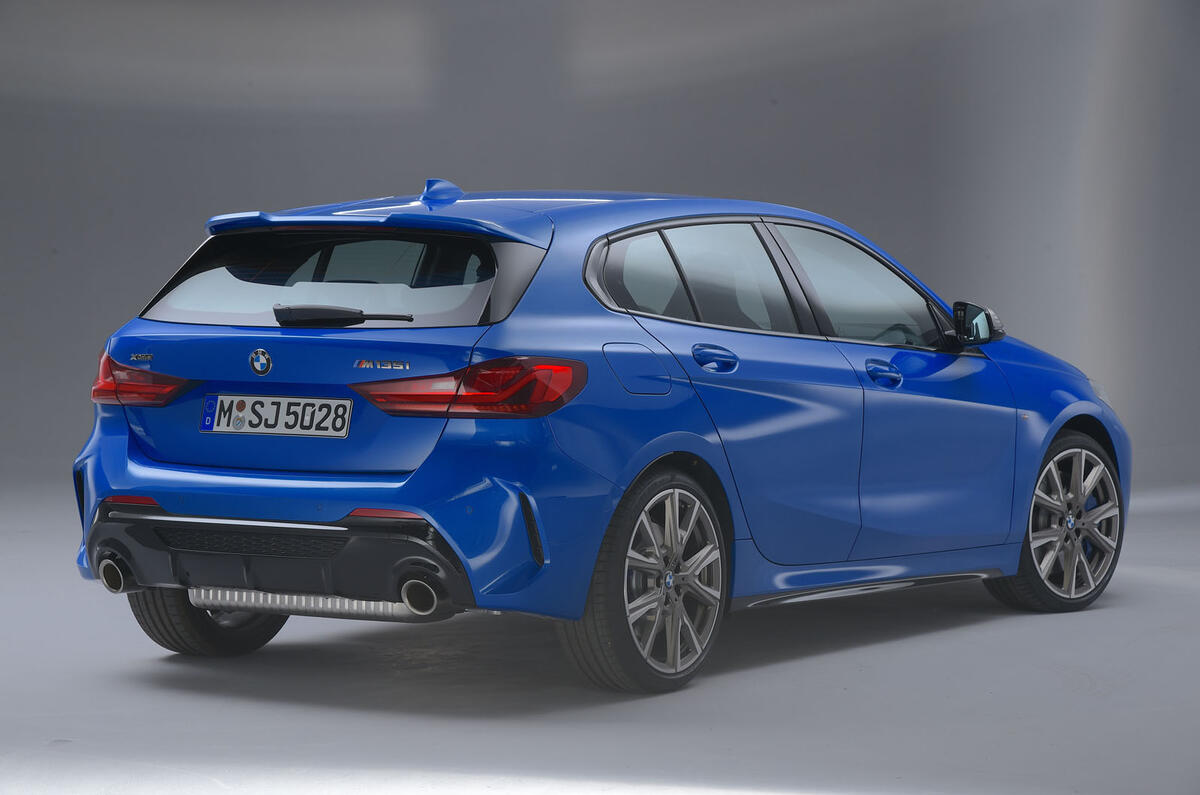 BMW 1 Series 2019 official reveal - studio rear