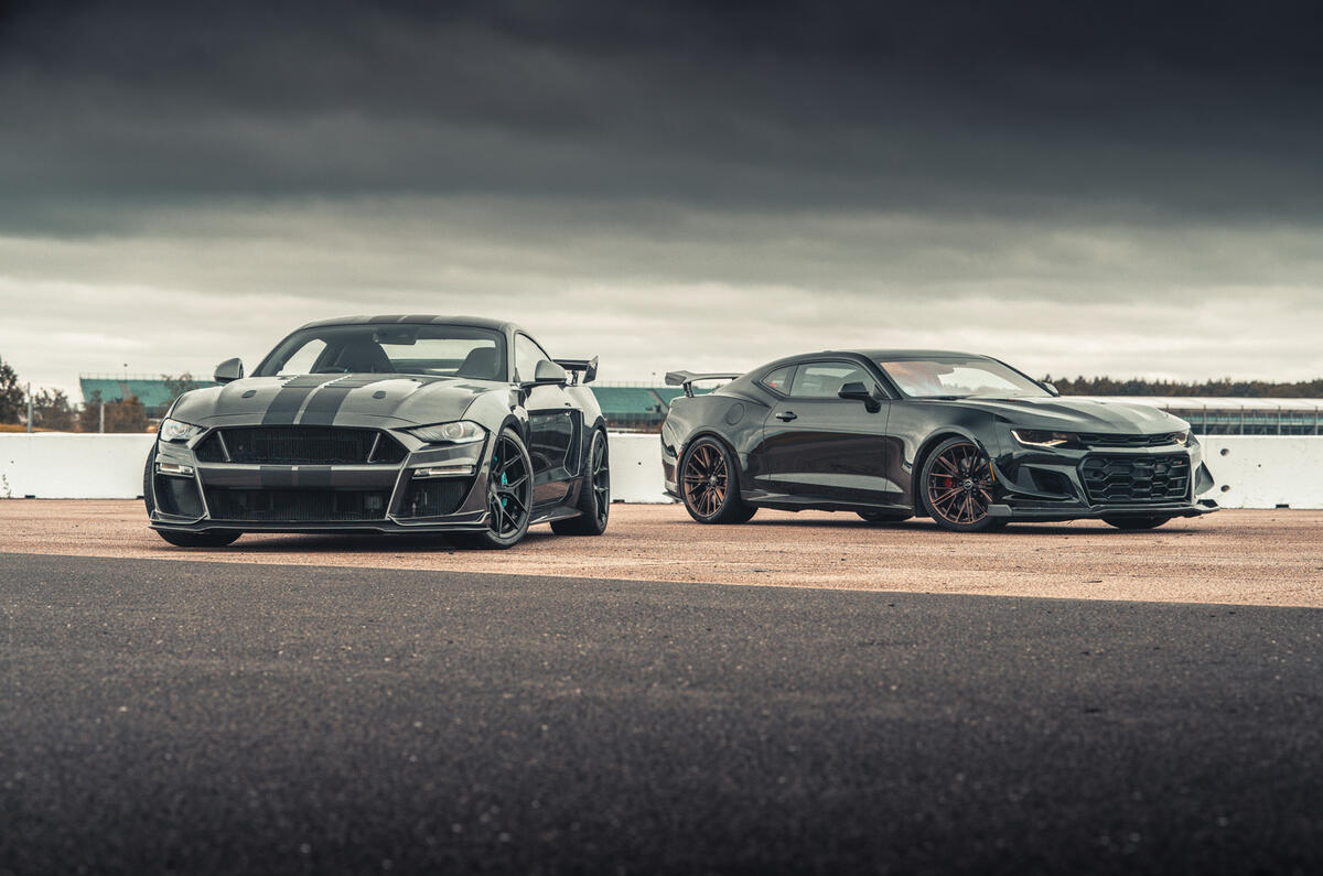 75 Camaro ZL1 vs Sutton Mustang 2021 static 75 Camaro ZL1 vs Sutton Mustang 2021 static