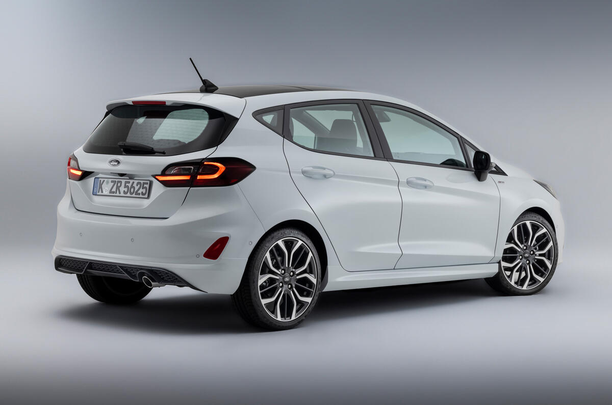 75 Ford Fiesta 2021 refresh ST Line studio rear
