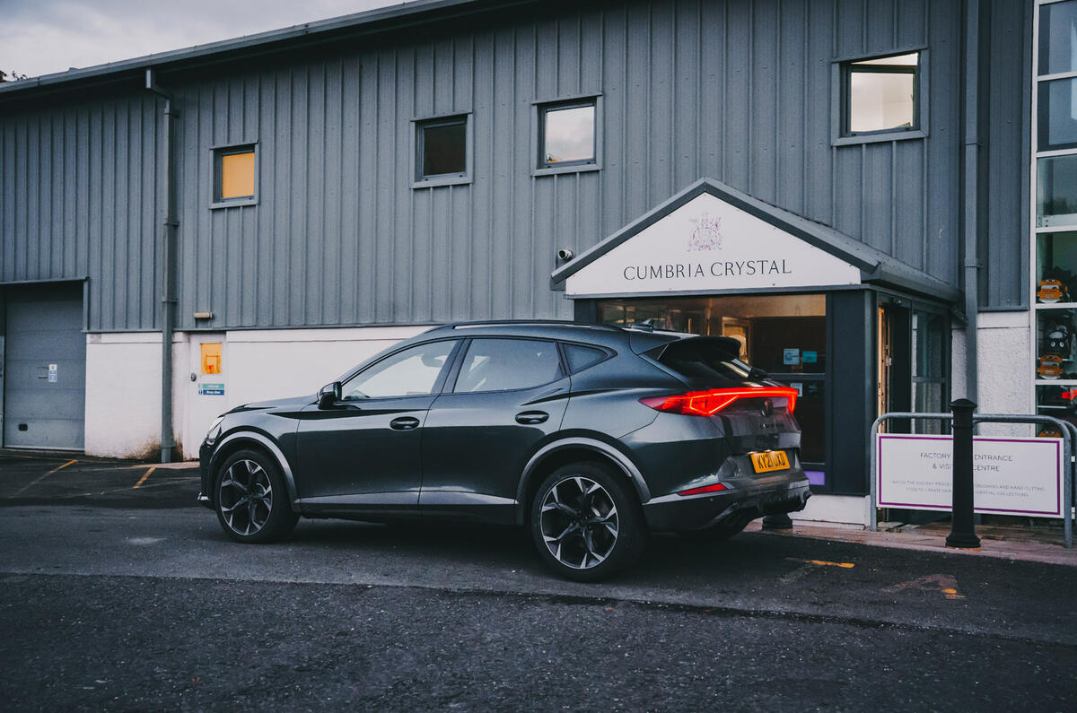 76 Bentley Cupra Christmas road trip cumbria crystal