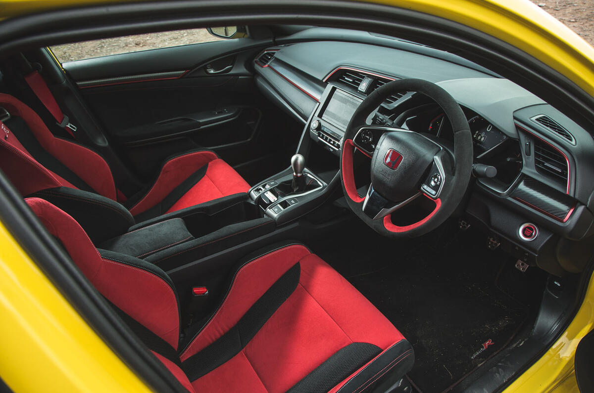 Britain's best affordable drivers car 2020 - Honda Civic Type R limited - interior Britain's best affordable drivers car 2020 - Honda Civic Type R limited - interior