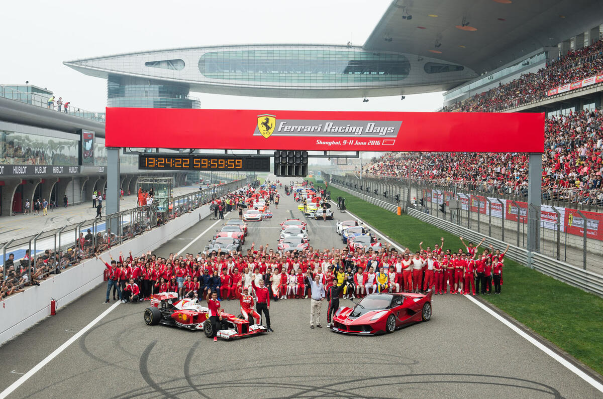 70 years of Formula One - Ferrari team
