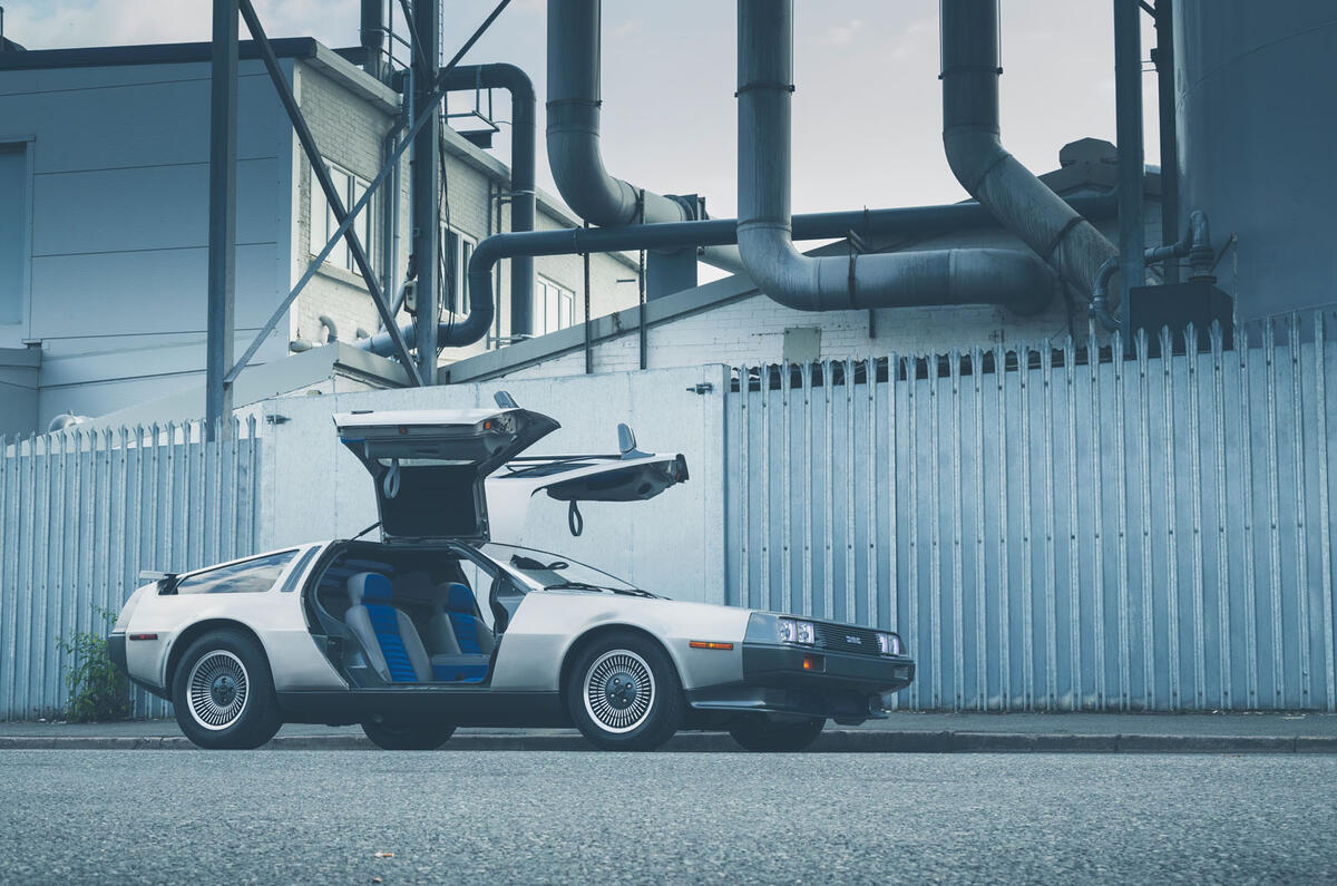 Driving a battery powered DeLorean - static