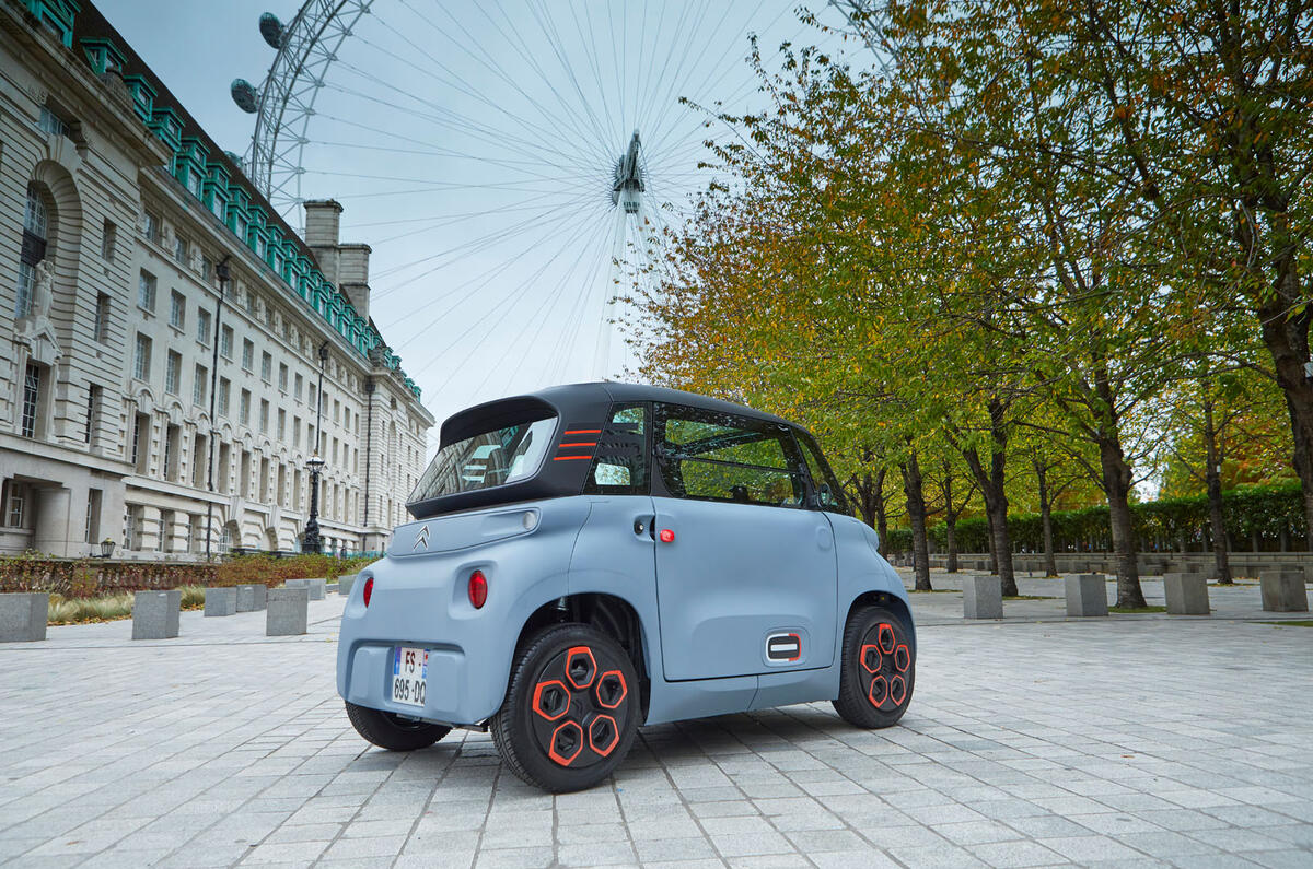 Citroen Ami (LHD) 2020 UK first drive review - static rear