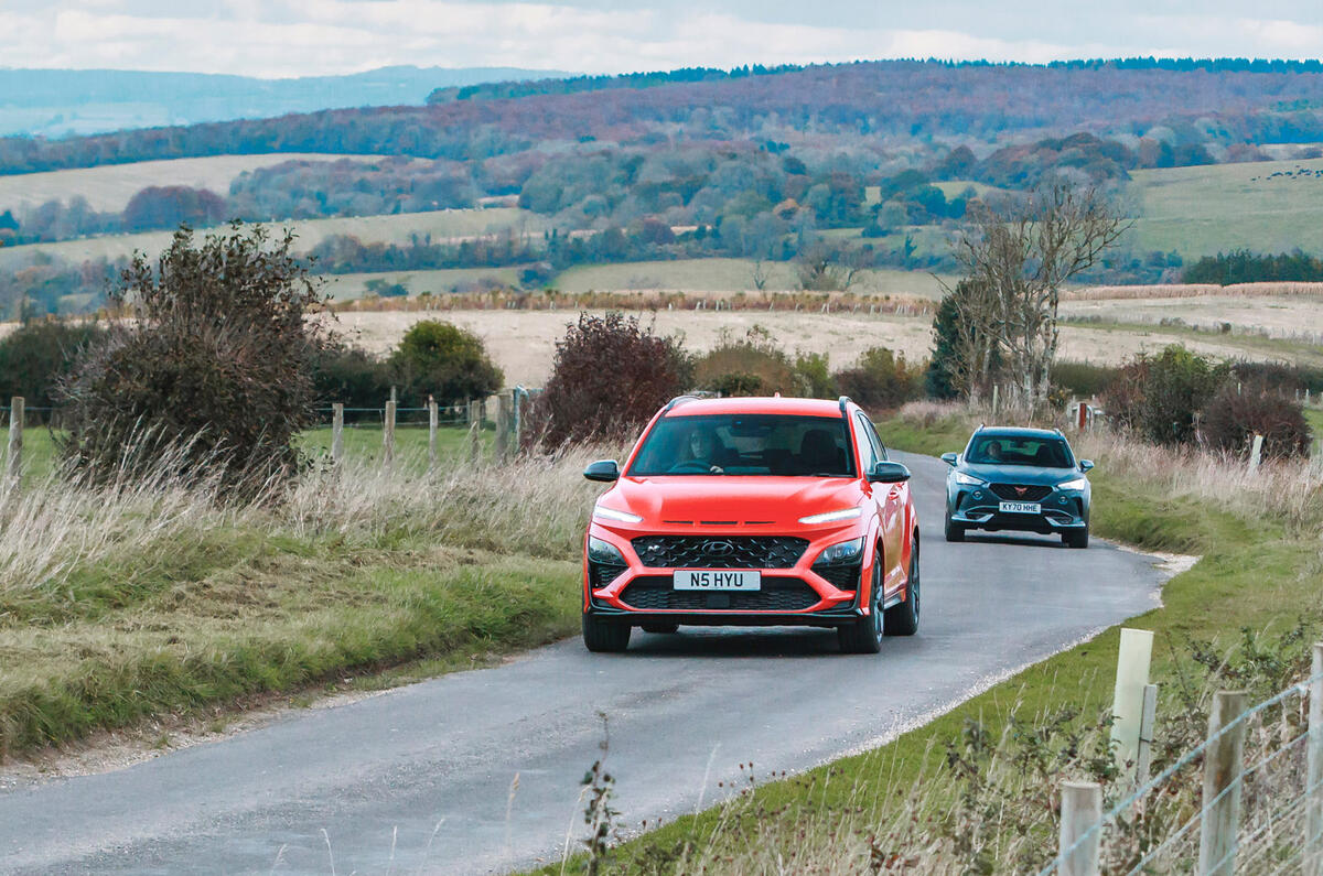 77 Cupra Formentor vs Hyundai Kona N 2022 countryside 77 Cupra Formentor vs Hyundai Kona N 2022 countryside