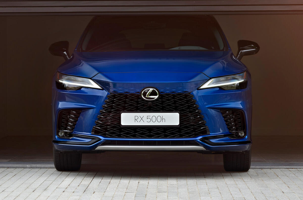 77 lexus rx500h front view 77 lexus rx500h front view