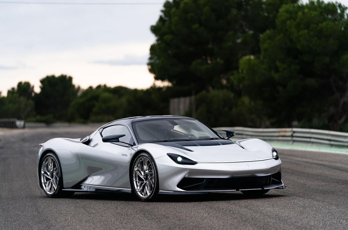 Pininfarina Battista customer preview event - track front
