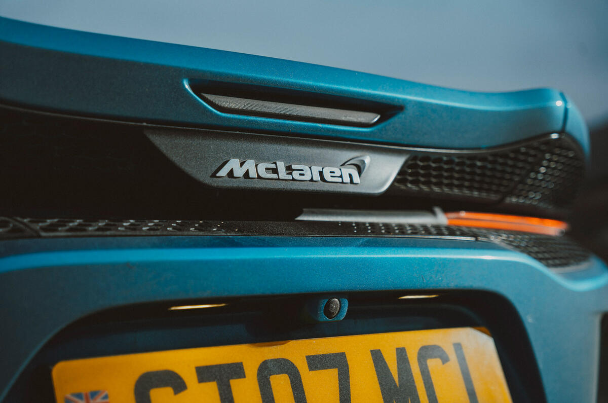 78 24hrs in McLaren GT 2022 rear badge