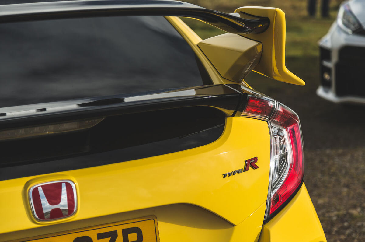 Britain's best affordable drivers car 2020 - Honda Civic Type R limited - rear lights Britain's best affordable drivers car 2020 - Honda Civic Type R limited - rear lights