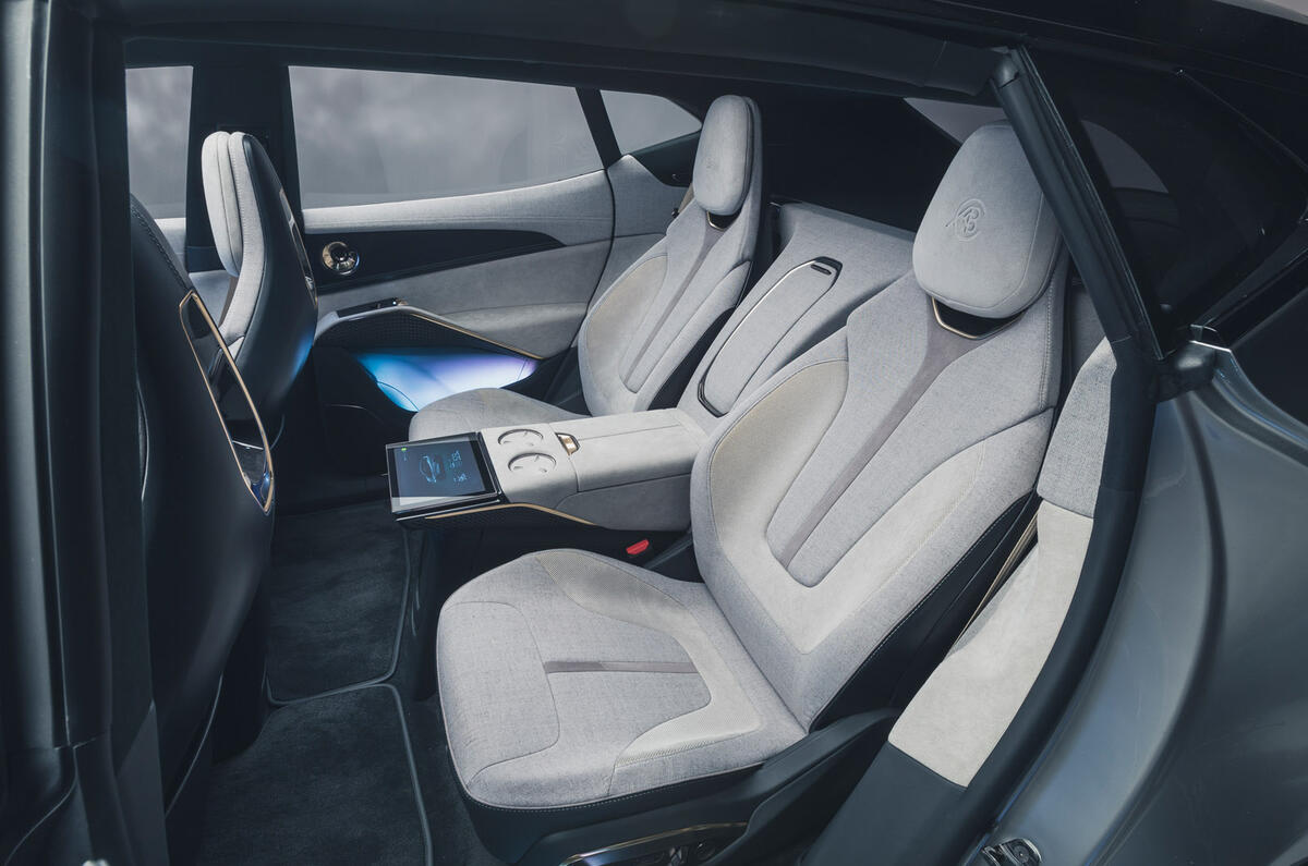 78 Lotus Eletre 2022 official reveal Autocar rear seats 78 Lotus Eletre 2022 official reveal Autocar rear seats