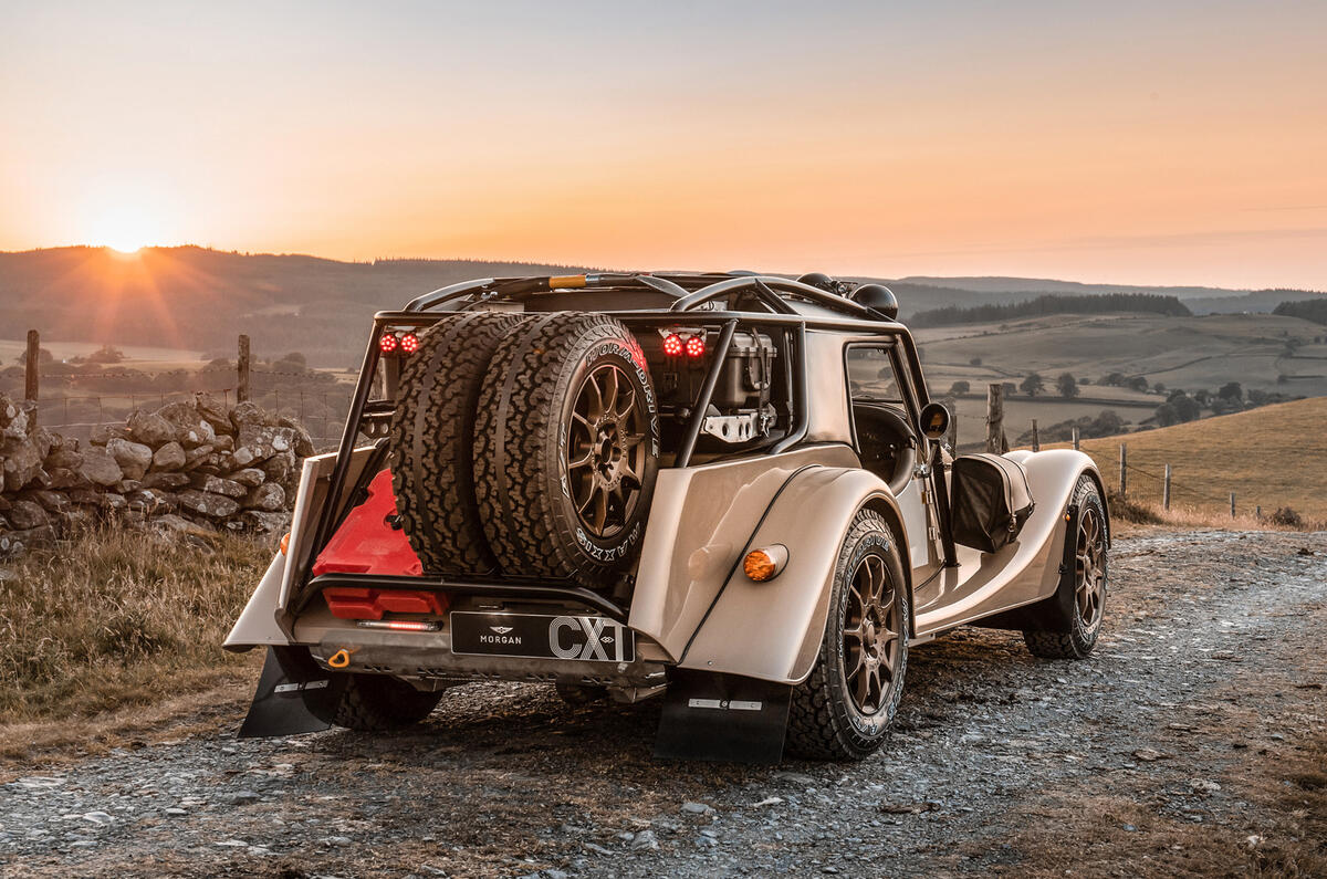 78 Morgan Plus Four CX T official reveal static rear
