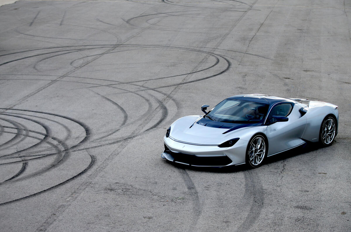 Pininfarina Battista customer preview event - donuts